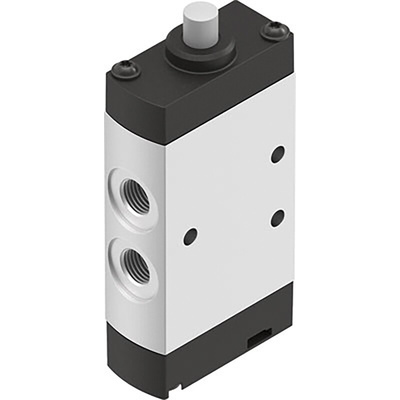 Festo Plunger 5/2 Pneumatic Manual Control Valve VMEF Series, G 1/8, 1/8in, 8031299