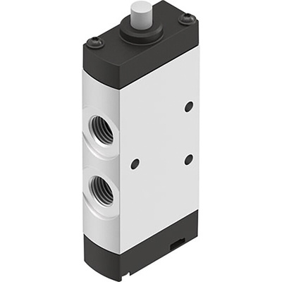 Festo Plunger 5/2 Pneumatic Manual Control Valve VMEF Series, G 1/4, 1/4in, 8031304