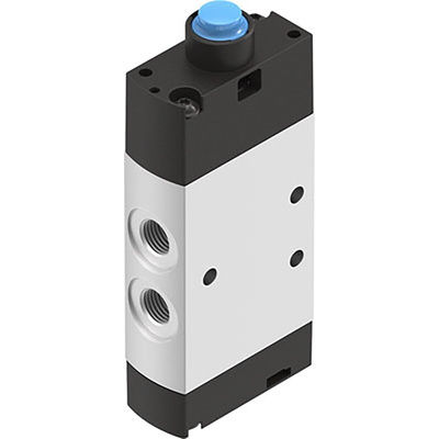 Festo Plunger 5/2 Pneumatic Manual Control Valve VMEF Series, G 1/8, 1/8in, 8031320