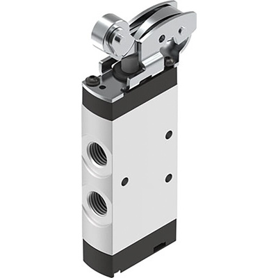 Festo Roller Lever 5/2 Pneumatic Manual Control Valve VMEF Series, G 1/4, 1/4in, 8047093
