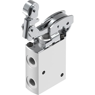 Festo Roller Lever 3/2 Pneumatic Manual Control Valve VMEF Series, G 1/8, 1/8in, 8049241