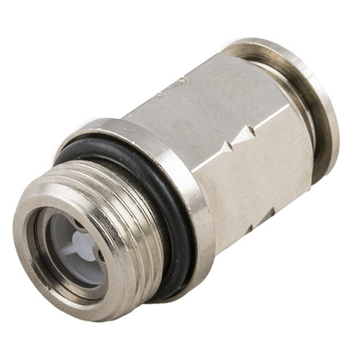 RS PRO 57065 Non Return Valve, Push In 12mm Tube Inlet, 2 to 8bar