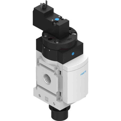 Festo 3/2 Closed, Monostable Pneumatic Manual Control Valve MS Series, G 1/4, 1/4, 529537