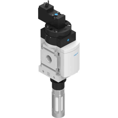 Festo 3/2 Closed, Monostable Pneumatic Manual Control Valve MS Series, G 1/4, G 1/8, 1/8, 542600