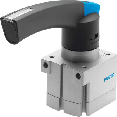 Festo Manual 4/3 Closed Pneumatic Manual Control Valve VHER Series, G 1/8, 1/8, 3488209