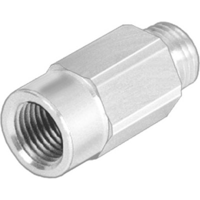 Festo ISV Non Return Valve G 1/8 Female Inlet, 8mm Tube Inlet, G 1/8 Male Outlet, 8mm Tube Outlet, -0.95 to 0bar