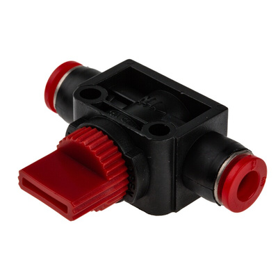 Norgren Flow Controller Pneumatic Manual Control Valve Pneufit C Series, Push In 6 mm, III B