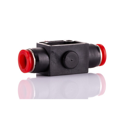 Norgren Flow Controller Pneumatic Manual Control Valve Pneufit C Series, Push In 8 mm, III B