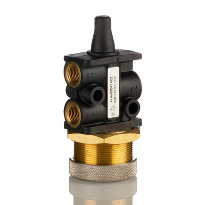 Norgren Button 3/2 Mechanical Valve 304 Series, G 1/8, 1/8, III B