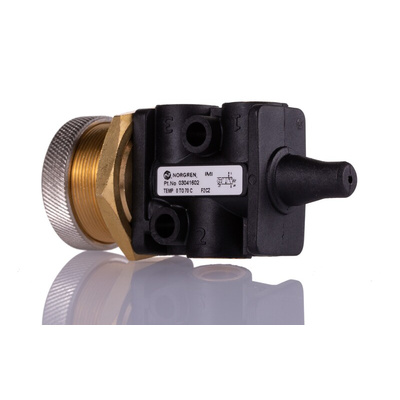 Norgren Button 3/2 Mechanical Valve 304 Series, G 1/8, 1/8, III B