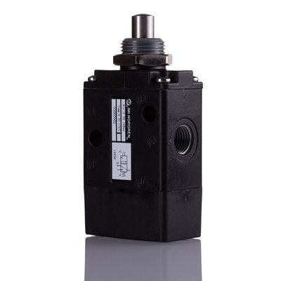Norgren Plunger 3/2 Mechanical Valve 306 Series, G 1/4, 1/4, III B