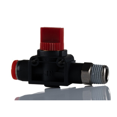 Norgren Shunt off valve Pneumatic Manual Control Valve Pneufit C Series, 1/4
