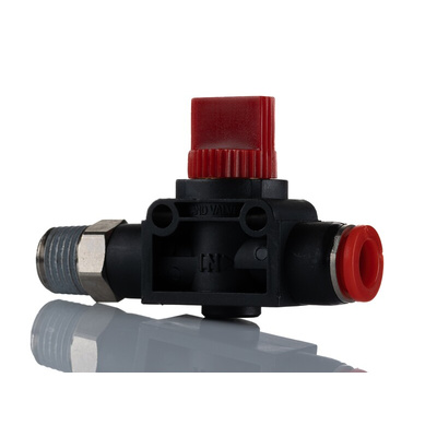Norgren Shunt off valve Pneumatic Manual Control Valve Pneufit C Series, 1/4