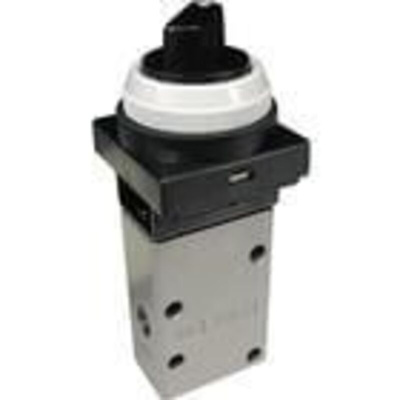 3/2 N.O. N.C mechanical valve Rc1/8 extended push button green
