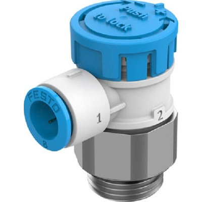 Festo Manual Flow Control Pneumatic Manual Control Valve VFOE Series, G 3/8, 3/8in, III B