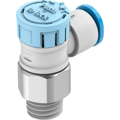 Festo Manual Flow Control Pneumatic Manual Control Valve VFOE Series, G 1/8, 1/8in, III B