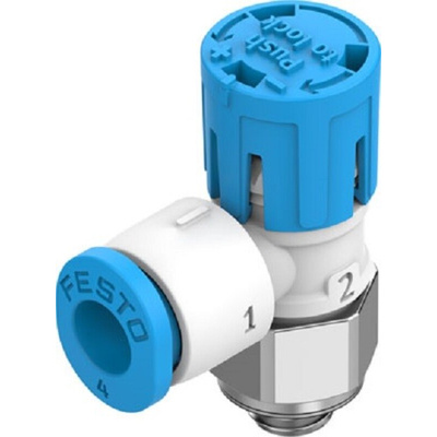 Festo Manual Flow Control Pneumatic Manual Control Valve VFOE Series, Metric M5, M5, III B