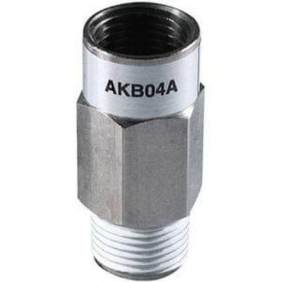 SMC AKH/AKB Check Valve 1/2 in Female Inlet, 1/2in Tube Inlet, R 1/2 Female Outlet, -1 → 10bar