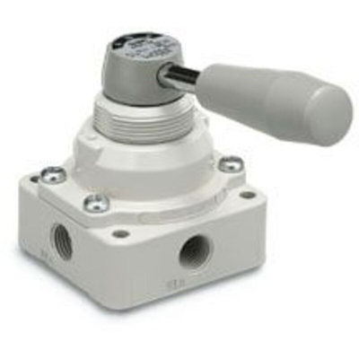Hand valve 3 position exhaust centre G1/4