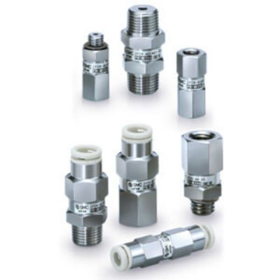 SMC ZP2V Vacuum Check Valve M5 x 0.8 Male Inlet, M5 x 0.8 Outlet, 0.7MPa