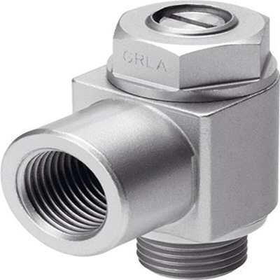 Festo Manual Supply Air One Way Flow Control Pneumatic Control Valve GRLZ Series, Metric M3, M3, 175040