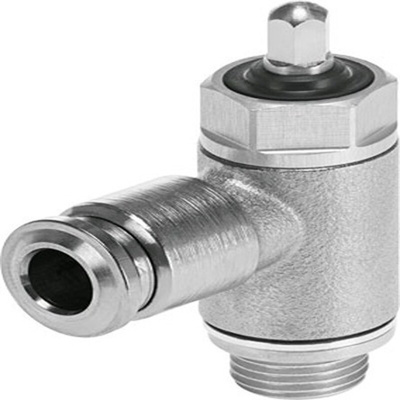 Festo Manual Exhaust Air One Way Flow Control Pneumatic Control Valve VFOH Series, G 1/4, G 1/4, 578800