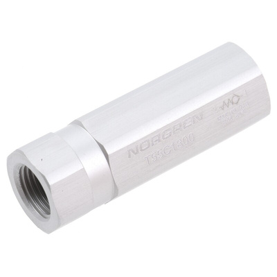 Norgren T55 Non Return Valve G 1/8 Female Inlet, G 1/8 Female Outlet, 0.1 to 0bar