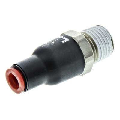 Legris 7995 Non Return Valve R 1/4 Male Inlet, 6mm Tube Outlet, 1 to 10bar