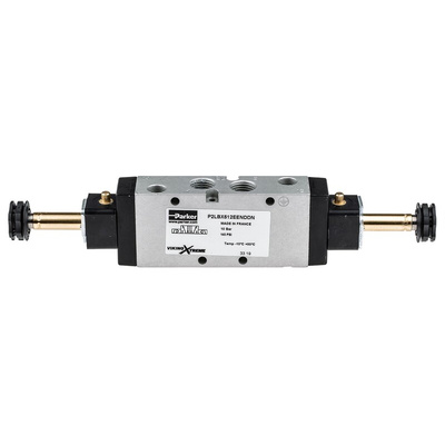 Parker 5/2 Pneumatic Solenoid Valve - Solenoid/Solenoid G 1/4 Viking Xtreme Series