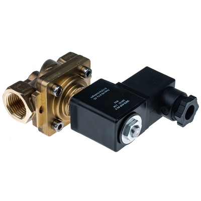 Festo 2/2 Solenoid Valve - Solenoid/Pilot G 1/2 VZWF Series 24V dc, 1492112