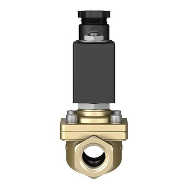 Festo 2/2 Solenoid Valve - Solenoid/Pilot G 1/2 VZWF Series 24V dc, 1492112