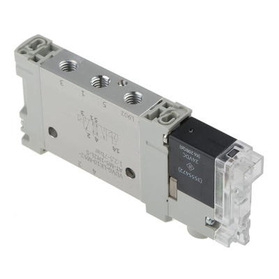 Festo 5/2 Solenoid Valve - Solenoid/Spring Metric M5 VUVG Series 24V dc, 8042539