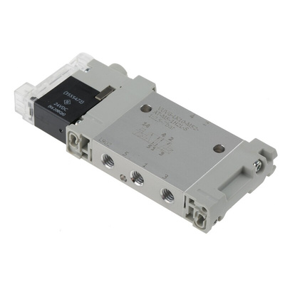 Festo 5/2 Solenoid Valve - Solenoid/Spring Metric M5 VUVG Series 24V dc, 8042539