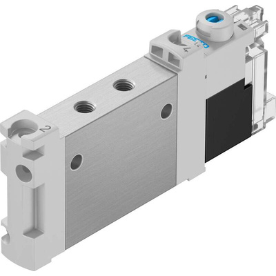 Festo 5/2 Solenoid Valve - Solenoid/Spring Metric M5 VUVG Series 24V dc, 8042539