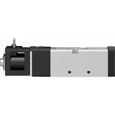 Festo 5/2 Solenoid Valve - Solenoid/Spring G 1/8 VUVS Series 24V dc, 8043214