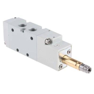 RS PRO 5/2 Monostable Pneumatic Solenoid Valve - Solenoid G 1/8
