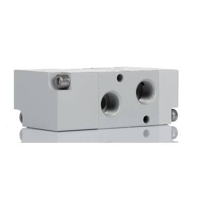 RS PRO 3/2 NC Pneumatic Solenoid Valve - Pneumatic G 1/8