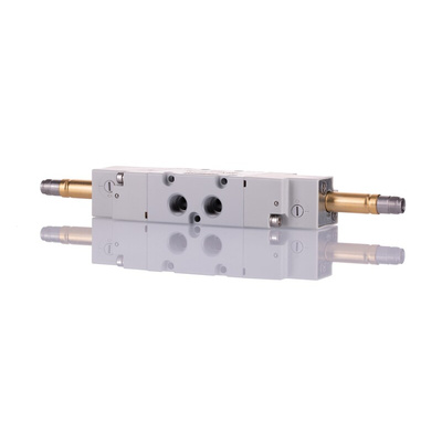 RS PRO 5/3 PC Pneumatic Solenoid Valve - Solenoid G 1/8 12 V dc, 24 V ac/dc, 110 V ac, 220 V ac