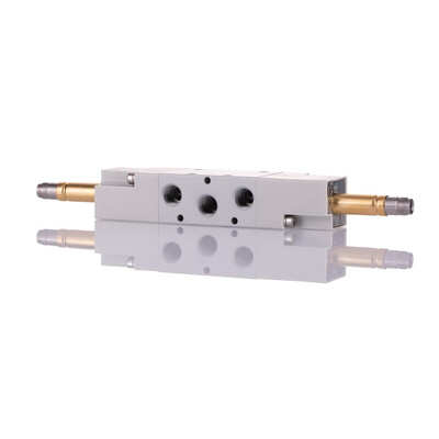 RS PRO 5/3 PC Pneumatic Solenoid Valve - Solenoid G 1/8 12 V dc, 24 V ac/dc, 110 V ac, 220 V ac
