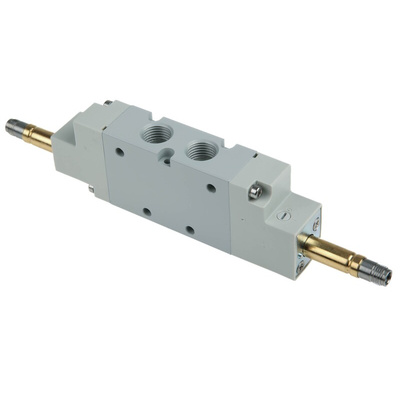 RS PRO 5/3 PC Pneumatic Solenoid Valve - Solenoid G 1/4 12 V dc, 24 V ac/dc, 110 V ac, 220 V ac