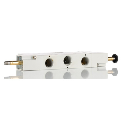 RS PRO 5/3 PC Pneumatic Solenoid Valve - Solenoid G 1/2 12 V dc, 24 V ac/dc, 110 V ac, 220 V ac