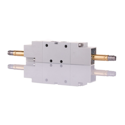 RS PRO 5/2 Bistable Pneumatic Solenoid Valve - Solenoid G 1/8 12 V dc, 24 V ac/dc, 110 V ac, 220 V ac