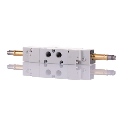 RS PRO 5/2 Bistable Pneumatic Solenoid Valve - Solenoid G 1/8 12 V dc, 24 V ac/dc, 110 V ac, 220 V ac