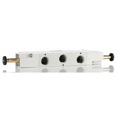 RS PRO 5/2 Bistable Pneumatic Solenoid Valve - Solenoid G 1/2 12 V dc, 24 V ac/dc, 110 V ac, 220 V ac