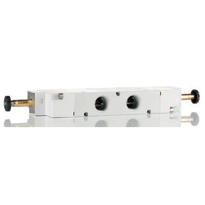 RS PRO 5/2 Bistable Pneumatic Solenoid Valve - Solenoid G 1/2 12 V dc, 24 V ac/dc, 110 V ac, 220 V ac