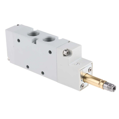 RS PRO 5/2 Monostable Pneumatic Solenoid Valve - Solenoid G 1/4 12 V dc, 24 V ac/dc, 110 V ac, 220 V ac