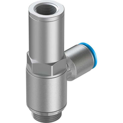 Festo HGL-1/2-QS-12 Non Return Valve, 12mm Tube Inlet, G1/2 Tube Outlet, 0.5 to 10bar