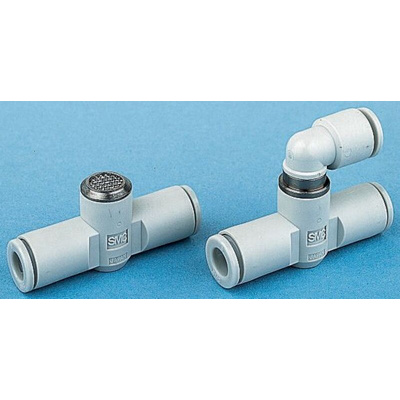 SMC Exhaust Valve Connector, x 1 MPa, Tube, 4mm