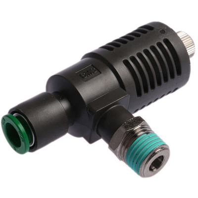 SMC Quick Exhaust Valve, R 1/4 Male x 1 MPa, Threaded, Tube, 8mm