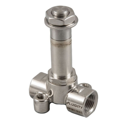 RS PRO 2/2 NC Solenoid Valve - Solenoid BSP 1/8 X1F Series